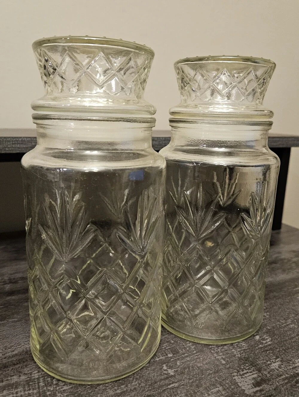 Vintage Planters Mr. Peanut Glass Jar Collection - Set of 3